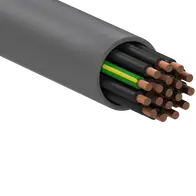 Flexible Control Cable 17C+E 1.0mm V75 300/500V Grey