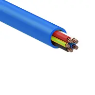 Orange Circular Cable 0.6/1kV 4C+E 6mm – Blue – LSZH