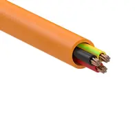 Orange Circular Power Cable 0.6/1kV 2C+E 50mm XLPE