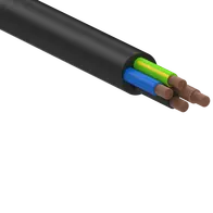 Flexible Rubber Cable H07RN-F 3C+E 1.0mm 450/750V