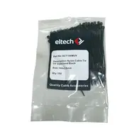 Nylon Cable Tie 100 X 2.5mm UV Stabilised Black