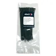 Nylon Cable Tie 200 X 2.5mm UV Stabilised Black