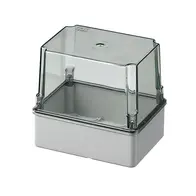 ABS Junction Box – 150w x 110h x 140d –  Transparent Cover