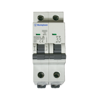 MCB 04A 2P C Curve 6kA