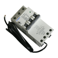 RCBO 32A 30mA 3P C Curve 10kA Chassis Mount