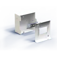 DIN Compartment with Escutcheon 200 x 200 x 100