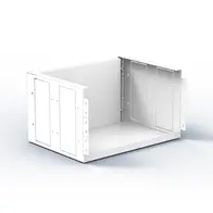 Fixed Compartment With Mounting Plate 500 x 400 x 400