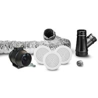 Heat Transfer Kit for 1 to 3 Rooms | 280 m³/h Airflow | 120W Power | Adjustable Grilles by Fantech