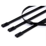Stainless Steel Cable Ties 150mm | 316 Grade | Coated for Durability | Pack of 100 by Tuff