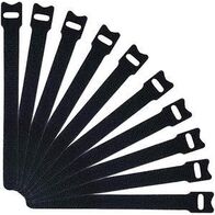 Hook & Loop Cable Tie | Reusable Design | Durable Black Material | 200mm x 19mm by Tuff