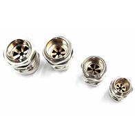 EMC Multi Sized IP68 Brass Gland | 12mm Thread Size | 4.0mm-8.0mm Cable Range | Durable & Corrosion Resistant by Tuff