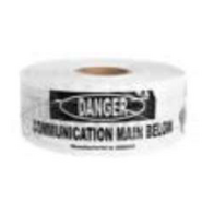 Detectable Communication Underground Warning Tape | 100mm Width | 250m Length | High Visibility by Tuff