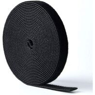 Hook and Loop Roll Black 12mm | Durable Fastening System | 25m Length | Ideal for Bundling by Tuff