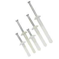 Nail Inn Anchor Mushroom Head 6.5mm | Durable Nylon | Pack of 25 by Tuff