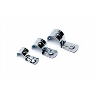 Zinc Half Saddle for 25mm Tubing | Durable Zinc Construction | Secure Pipe Support | 50mm Length by Tuff