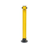 Folding Bollard 600mm | Hot Galvanised Steel | Yellow Powder Coating | Folds Flat by Gorilla Hartman