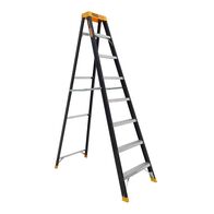 Single Sided A-Frame Ladder 8 Step | 2.35m Height | Pro-Lite Fibreglass | 150kg Load Capacity by Gorilla Hartman