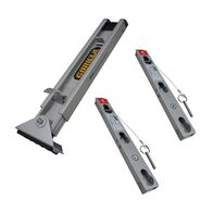 Ladder Leveller Kit | Aluminium Construction | Height Adjustment Up to 28cm | Quick Connect Leg & Base Brackets by Gorilla Hartman