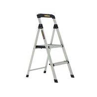 Household Step Ladder 2 Step | 120kg Load Capacity | Lightweight Metal Frame & Tool Tray | Compact Design by Gorilla Hartman