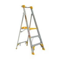 Aluminium Platform Ladder 0.9m | 180kg Load Capacity | Heavy Duty Design & Safety Handrail | by Gorilla Hartman