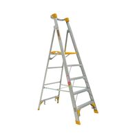 Aluminium Platform Ladder 1.5m | 180kg Load Capacity | Heavy Duty Design & Handrail Safety | by Gorilla Hartman