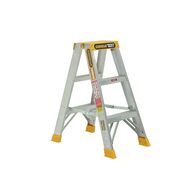 Double Sided A-Frame Ladder | 0.9m Height | 180kg Capacity | Aluminium by Gorilla Hartman