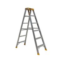 Double Sided A-Frame Ladder 6 Step | 1.75m Height | 150kg Load Capacity | Lightweight Aluminium by Gorilla Hartman