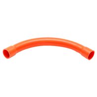 25mm Orange Heavy Duty 90° Sweep Bend