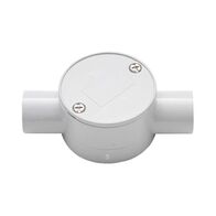 20mm Grey 2-way Junction Box
