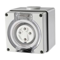 4 Pin Round Industrial Socket 40A