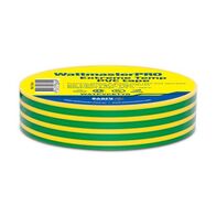Insulation Tape PVC Extreme Temperature -18 to +105°C Width 18mm x Length 20m x Thickness 0.18mm Green/Yellow