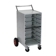 Rolacase Enclosed Metal Single Frame 7 Drawer Pneumatic Wheel Trolley
