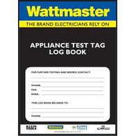 Appliance Test Tag Log Book For Tagging And Testing Records