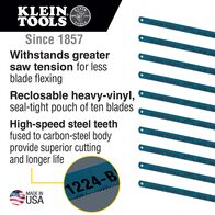 Bi-Metal Blades, 24 TPI, 30.5 cm, 10-Pack