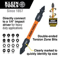 15-in-1 Ratcheting Impact-Rated Multi-Bit Torsion Zone Screwdriver