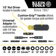 KNECT™ Impact-Rated HVAC Screwdriver / Nut Driver, 11-in-1