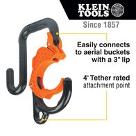 3-Inch Gated Bucket Hook