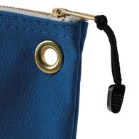 Zippered Bag, Canvas Consumables Tool Pouch, Blue