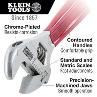 Adjustable Spanner, Extra-Capacity, 206 mm