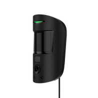 AJAX MotionCam Fibra Black | Built-in Camera | PIR Sensor | SmartDetect Algorithm | by Dicker Data