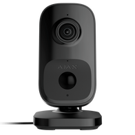 AJAX IndoorCam Black | 4 MP CMOS Sensor | AI Object Detection | Two-Way Audio | by Dicker Data