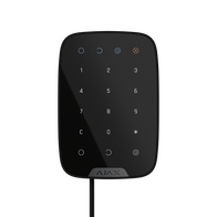 AJAX KEYPAD FIBRA BLACK | Capacitive Touch | 100 Personal Codes | IP50 Protection | by Dicker Data