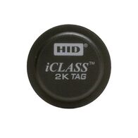 HID ICLASS TAG 2K/2 NO-NUM MAIN-PROG | Adhesive Security Tag | Pre-Programmed | Black with HID Artwork | by Dicker Data