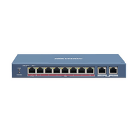 8 Port Unmanaged PoE Switch | 2 Gigabit Uplinks | 90W Power | by Dicker Data