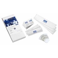 HID FARGO DTC Cleaning Kit | 3 Isopropyl Alcohol Cards | 4 Printhead Swabs | 10 Adhesive Cards | by Dicker Data