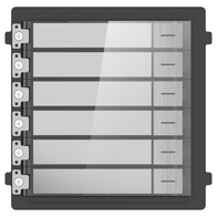 HIKVISION Intercom KD-KK-S G2 Nametag Modular | IP65 Rated | Stainless Steel | 6 Buttons | by Dicker Data