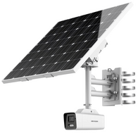 HIKVISION Solar ANPR 4MP Bullet Camera Kit | 80W Solar Panel | Vari-focal 8-32mm Lens | IR 50M Range | by Dicker Data