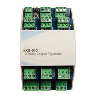 10 Relay Output Expander | SPDT Form C Relays | 3 Configurable Modes | DIN-Rail Mountable | by Dicker Data
