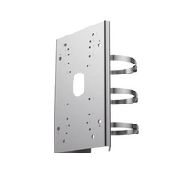 Stainless Steel Pole Mount Bracket | Corrosion-Resistant Design | Compatible with Hikvision Cameras | by Dicker Data