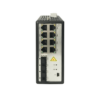 8-Port Managed PoE Switch | 240W Power | 4 SFP Uplink Ports | Fanless Design | by Dicker Data